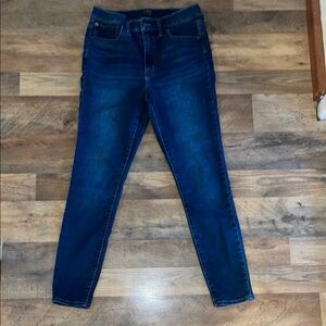 J Crew 10” High Rise Skinny Women's Jeans stretchy size 28